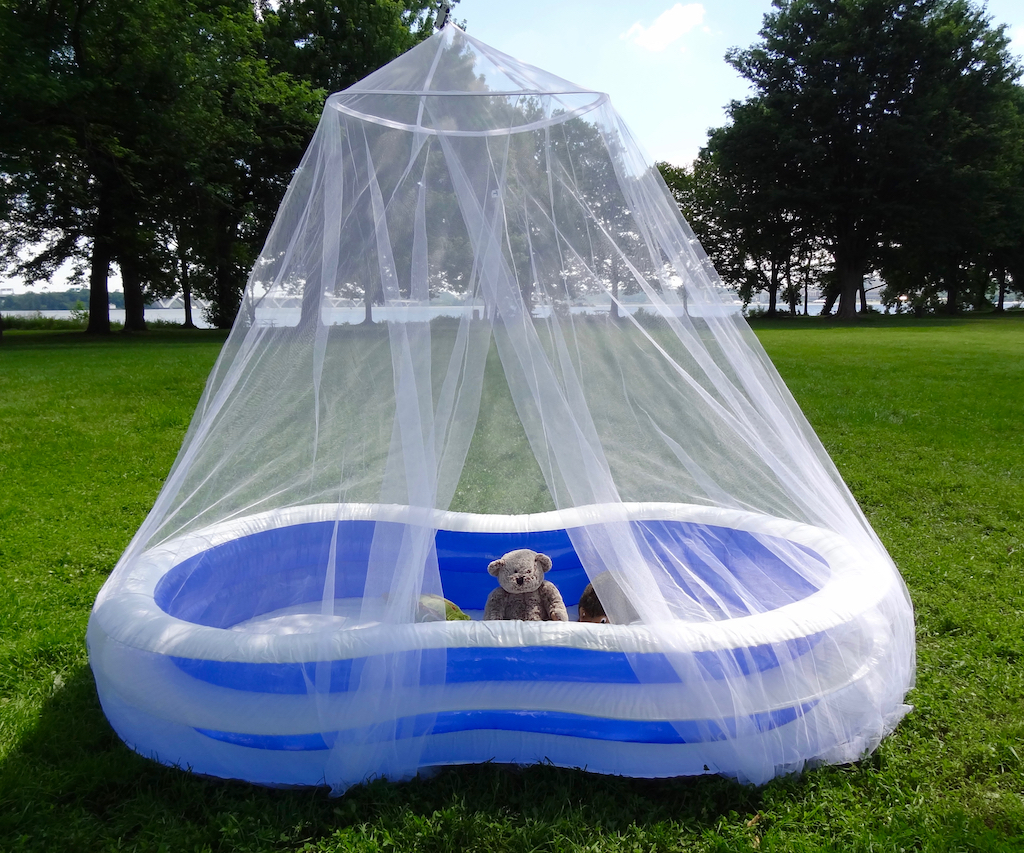 Kiddie Pool Mosquito Net for Bug Free Playtime - Tedderfield Premium Quality Mosquito Nets