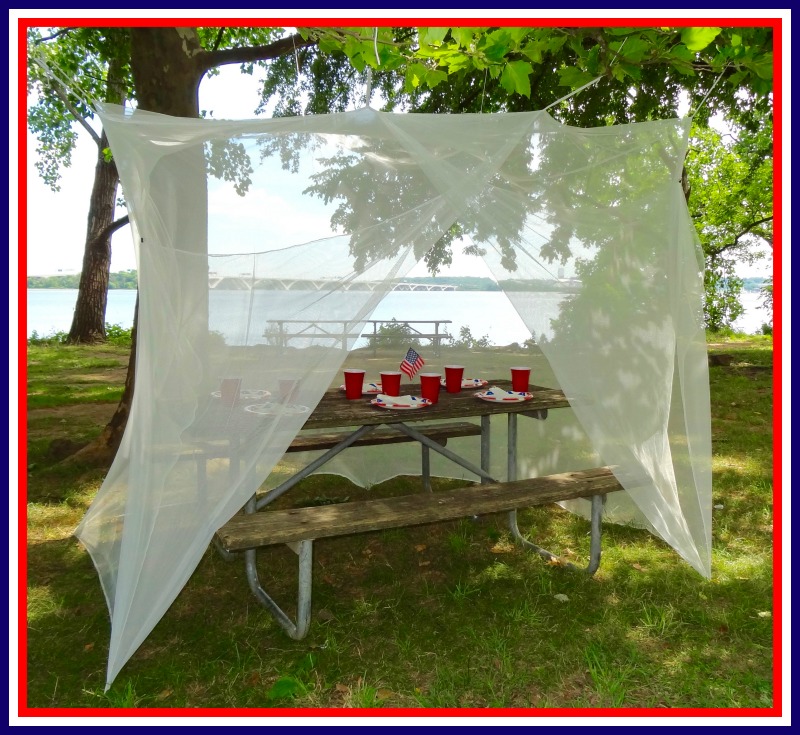 Keep bugs away while you enjoy picnics and barbecues outside with Tedderfield mosquito nets.