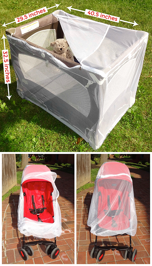 Tedderfield's zipper top mosquito net is the best baby mosquito net for travel.